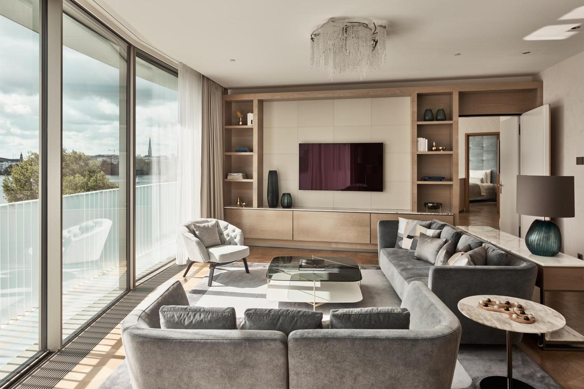 The Fontenay המבורג מראה חיצוני תמונה Interior of a typical apartment