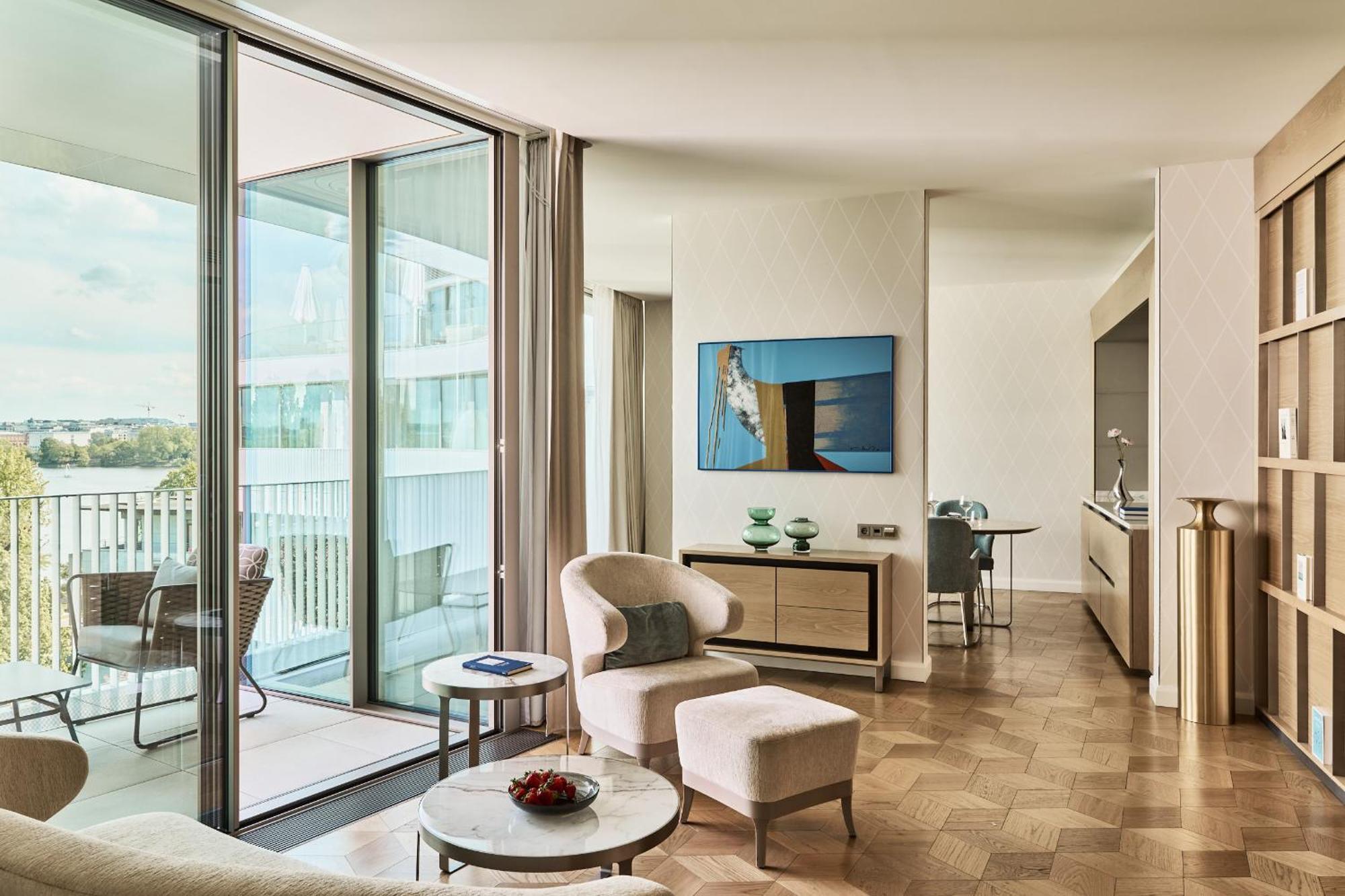 The Fontenay המבורג מראה חיצוני תמונה Interior of a typical apartment